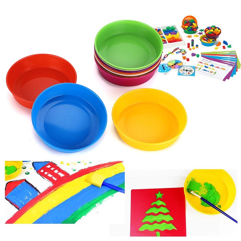 BTSKY Plastic Sorting Bowls, Assorted Colors Set of 10 - Image 5